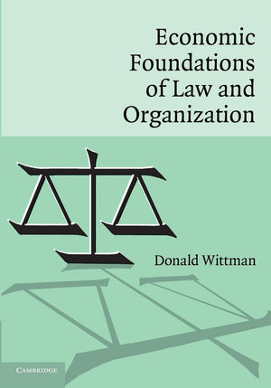 Economic Foundations of Law and Organization,Used