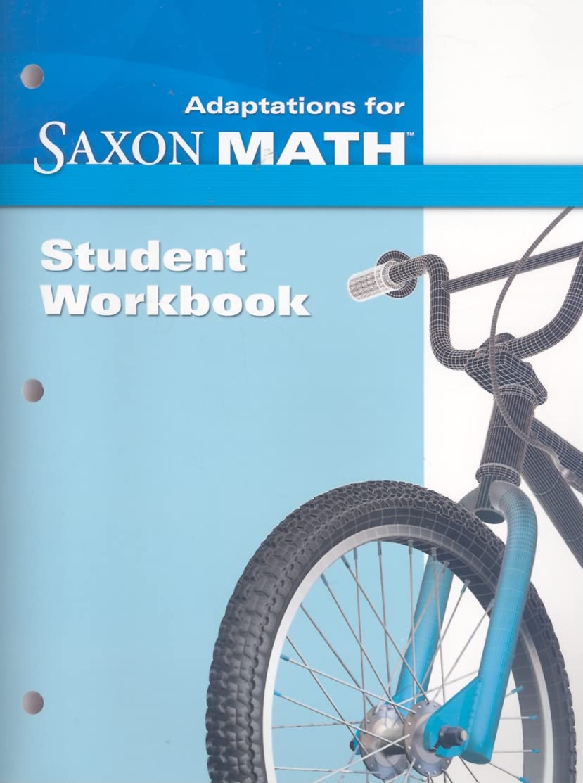 Student Workbook (Saxon Math Intermediate 3),Used