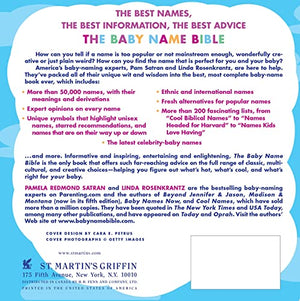 The Baby Name Bible: The Ultimate Guide By America's BabyNaming Experts,Used