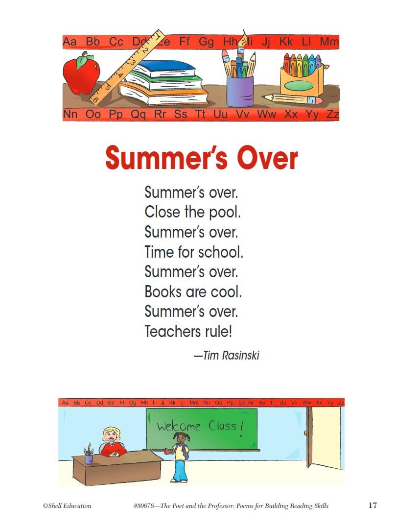 Poems for Building Reading Skills Level 2 (The Poet and the Professor),Used