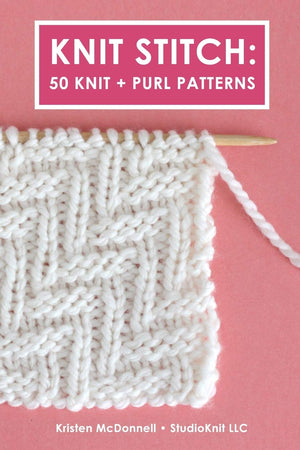 Knit Stitch: 50 Knit + Purl Patterns,New