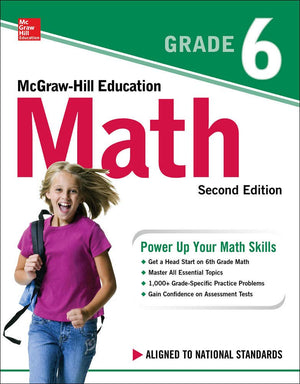 McGrawHill Education Math Grade 6, Second Edition,New