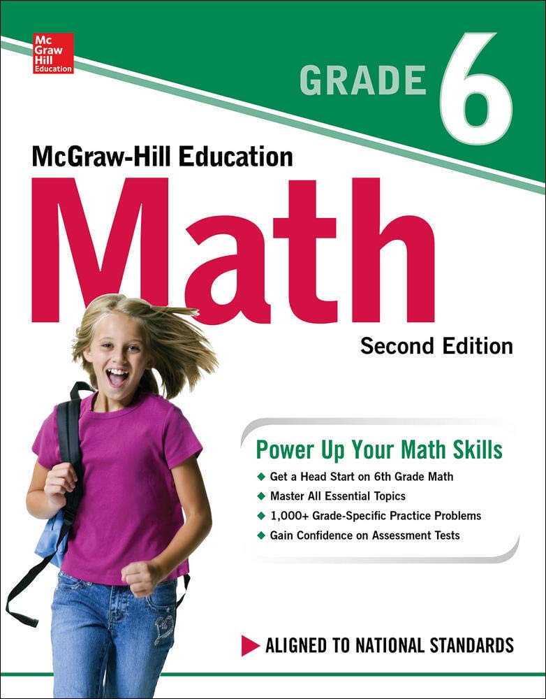McGrawHill Education Math Grade 6, Second Edition,New