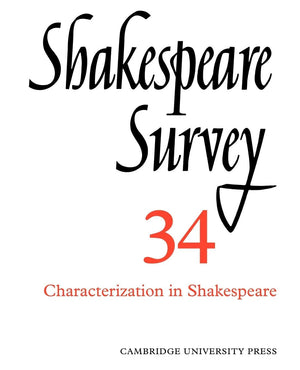 Shakespeare Survey (Shakespeare Survey, Series Number 34),Used
