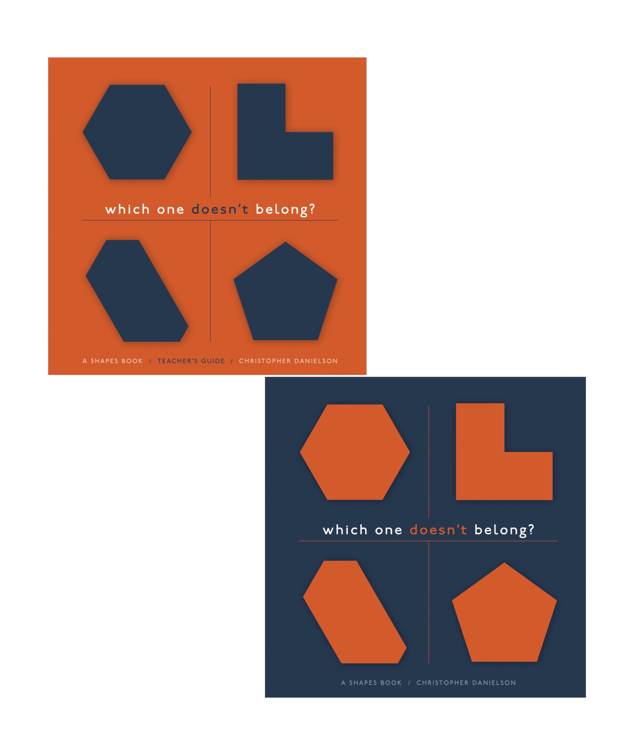 Which One Doesnt Belong?: A Shapes Book, Teachers Guide with Student Book