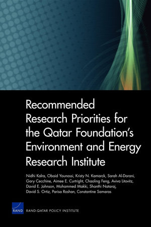 Recommended Research Priorities For The Qatar Foundation'S Environment And Energy Research Institute,New