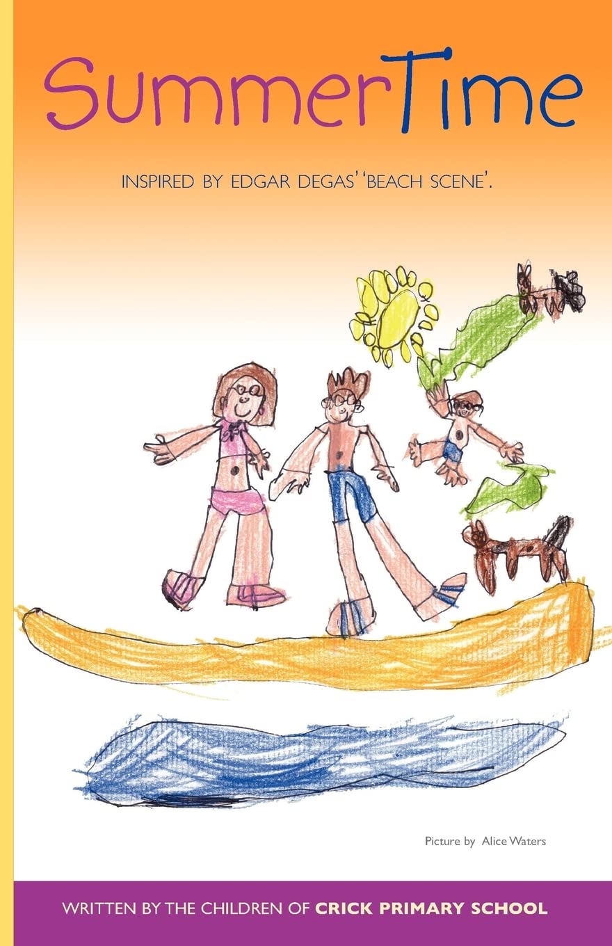 Summer Time: Inspired by Degas' Beach Scene,Used