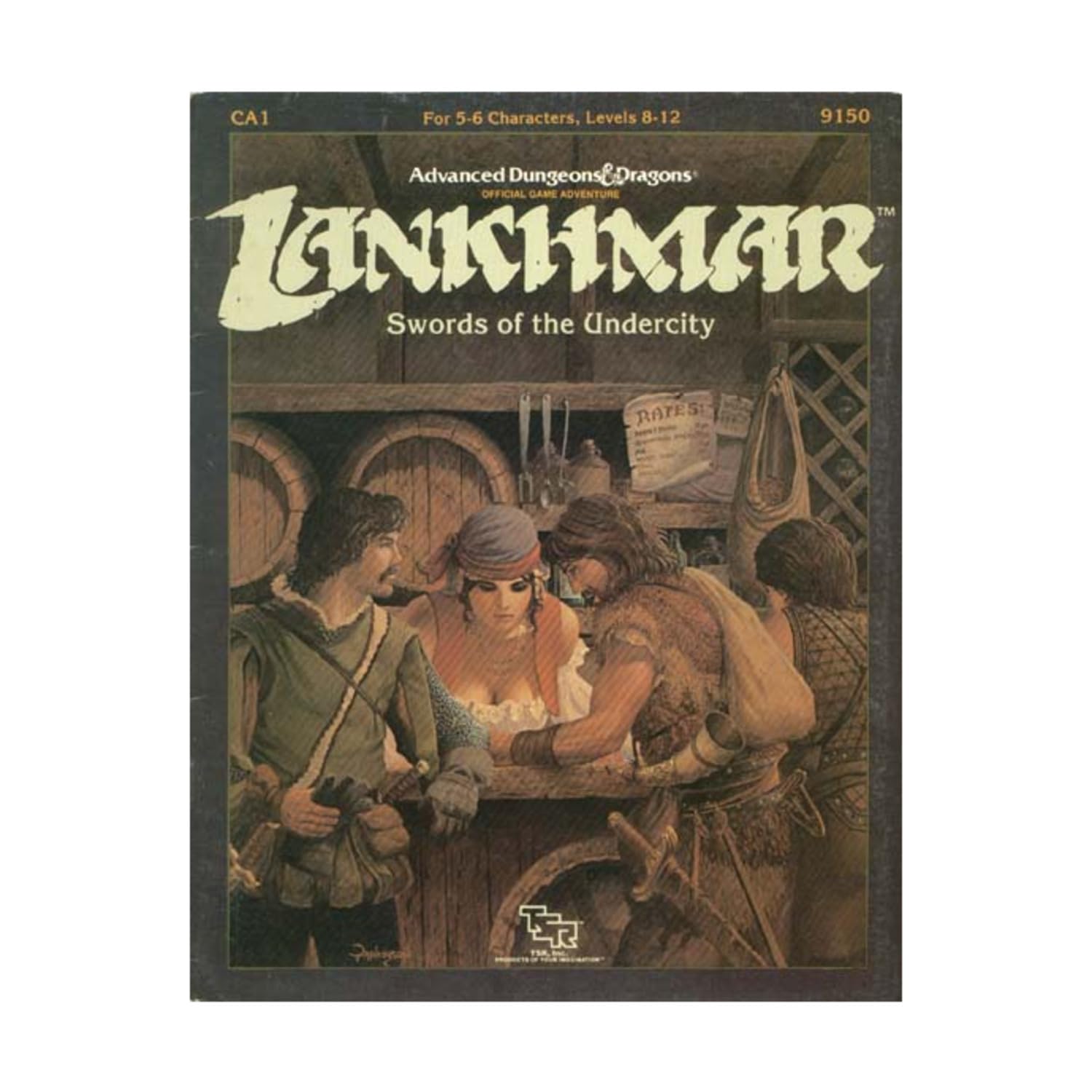 Swords of the Undercity (Advanced Dungeons & Dragons/Lankhmar Module CA1),Used
