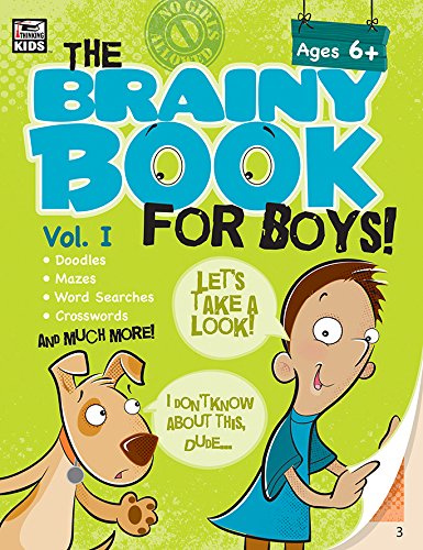 Brainy Book for Boys, Volume 1 Activity Book, Grades 1  4 (Brainy Books),Used