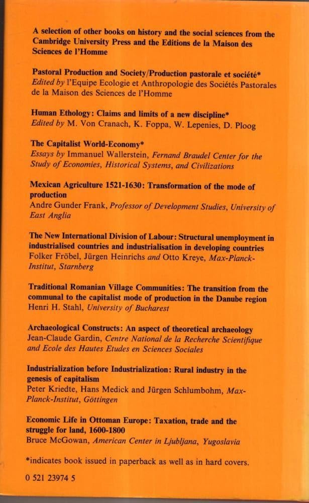 Tithe and Agrarian History from the Fourteenth to the Nineteenth Century: An Essay in Comparative History,Used