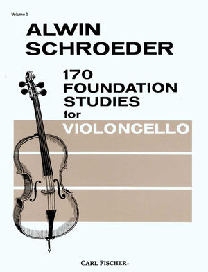 170 Foundation Studies For Violoncello (Cello), Vol. 2 (Violoncelle),New