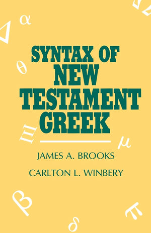 Syntax of New Testament Greek,Used