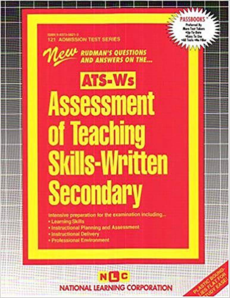 Assessment of Teaching Skills  Written (Secondary) (Admission Test Series (ATS)),Used