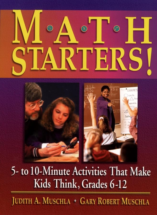 Math Starters!: 5 To 10Minute Activities That Make Kids Think, Grades 612,Used