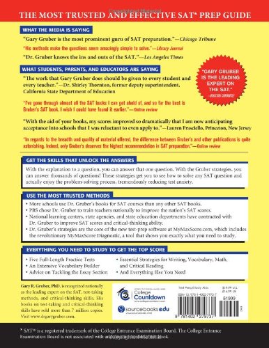 Gruber's Complete SAT Guide 2014,Used