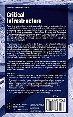 Critical Infrastructure: Homeland Security and Emergency Preparedness,Used