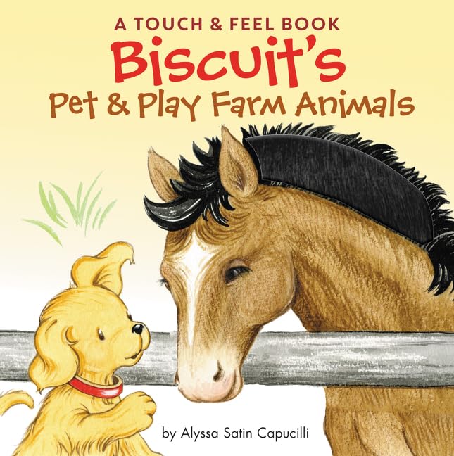 Biscuit's Pet & Play Farm Animals: A Touch & Feel Book: An Easter And Springtime Book For Kids,Used