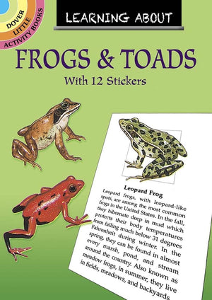 Learning About Frogs and Toads (Dover Little Activity Books: Animals),Used