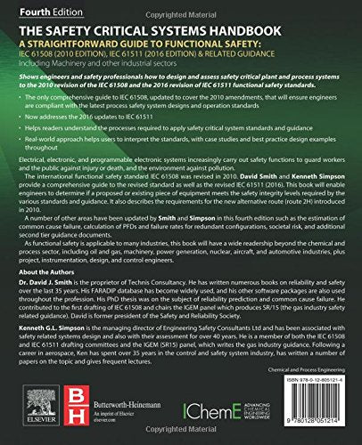The Safety Critical Systems Handbook: A Straightforward Guide to Functional Safety: IEC 61508 (2010 Edition), IEC 61511 (2015 Ed,Used