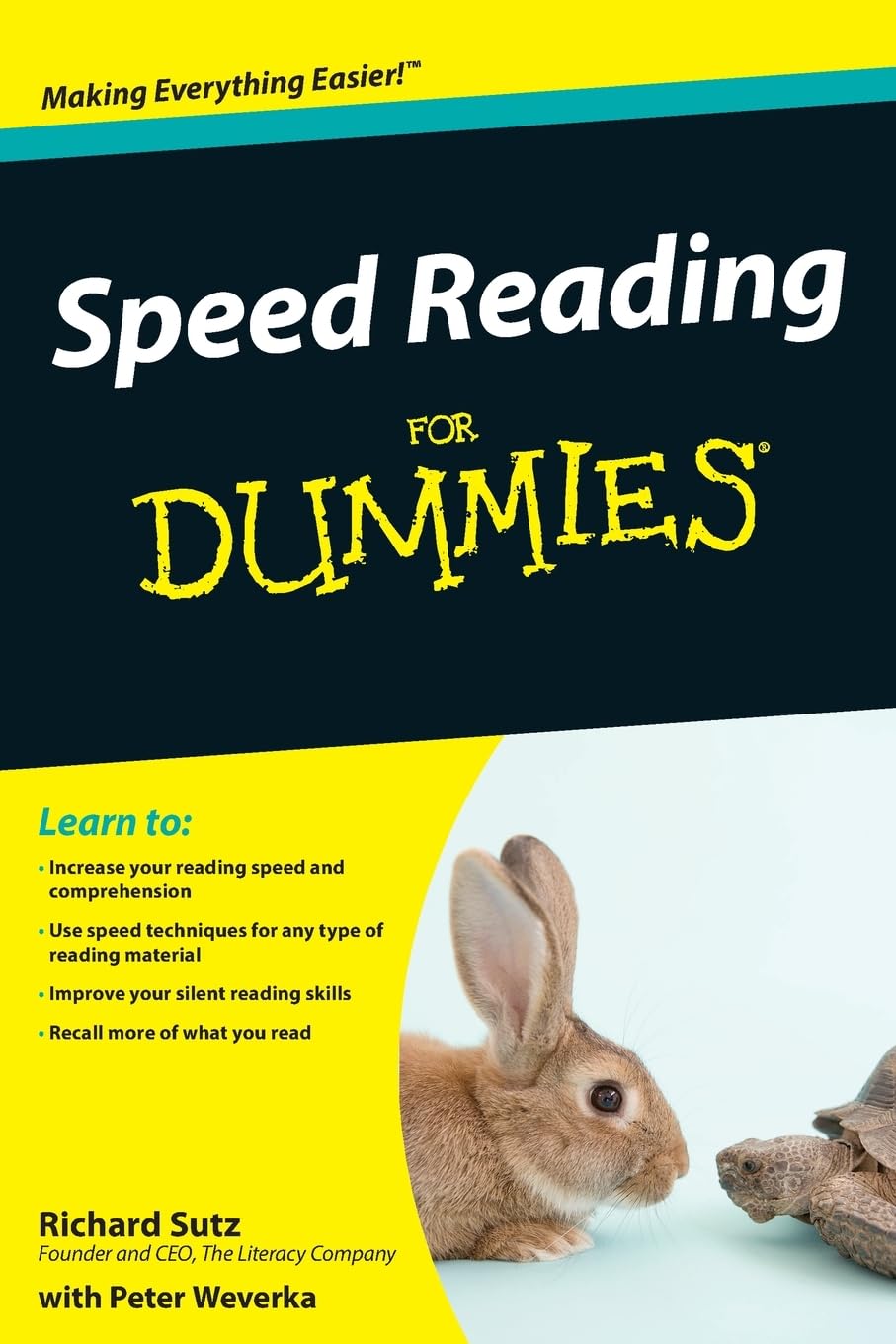Speed Reading For Dummies,New