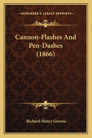 CannonFlashes And PenDashes (1866),Used
