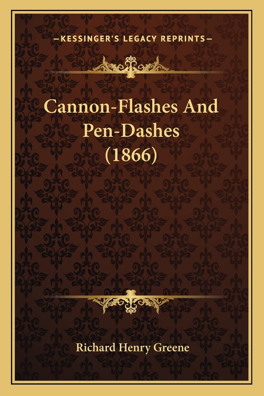 CannonFlashes And PenDashes (1866),Used