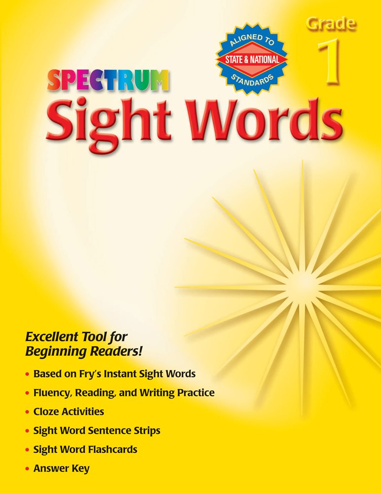 Spectrum Sight Words Grade 1,Used