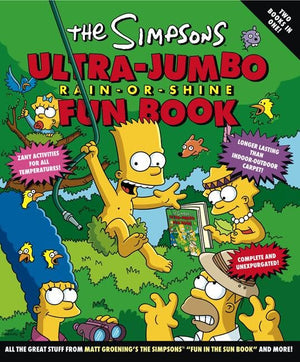 Simpsons UltraJumbo RainorShine Fun Book,Used