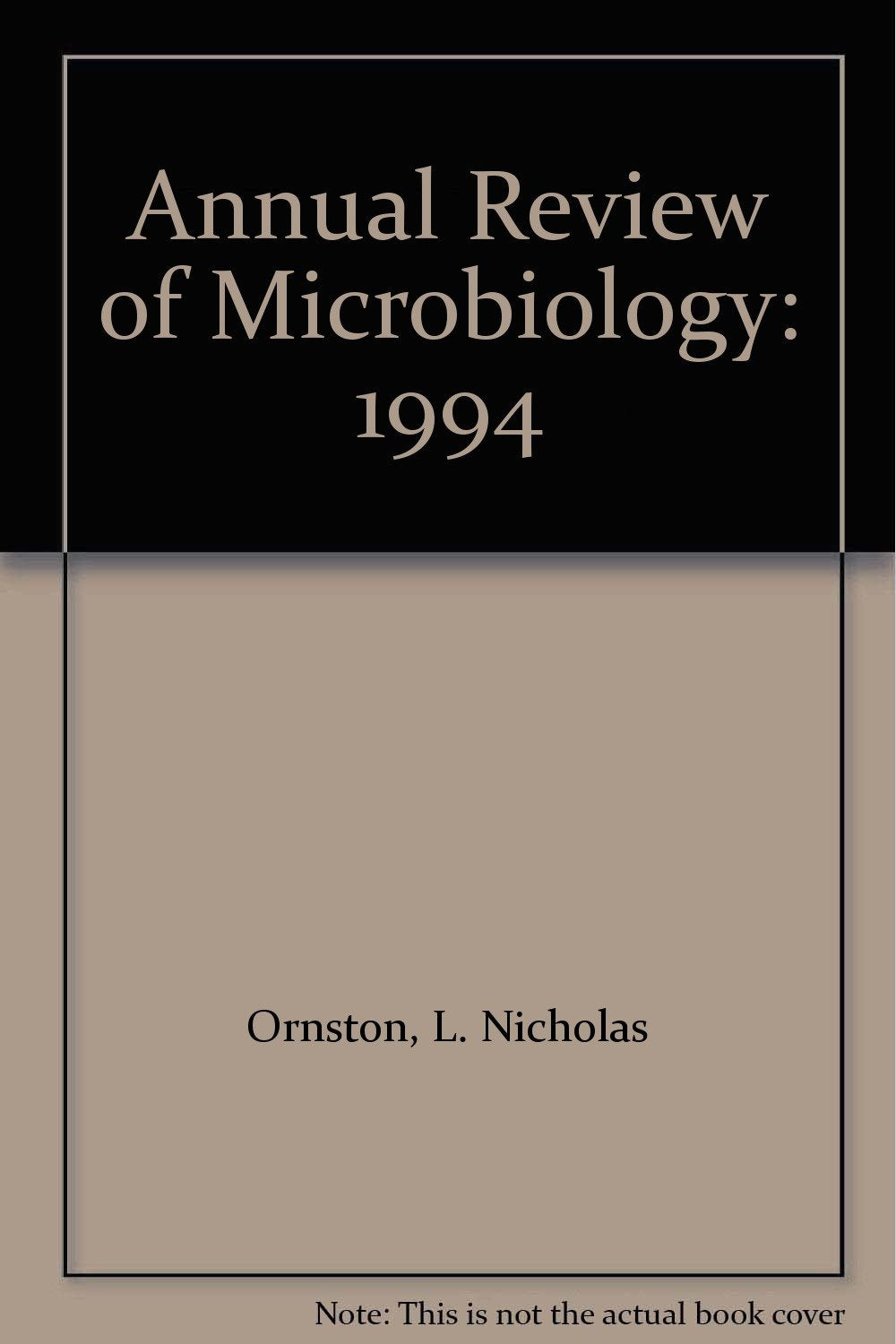 Annual Review of Microbiology: 1994,Used