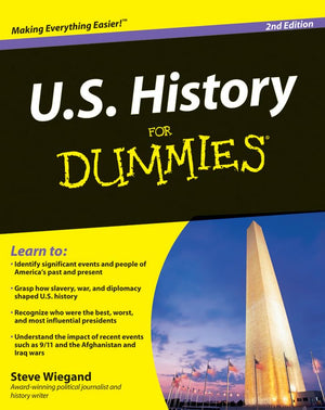 U.S. History For Dummies,Used