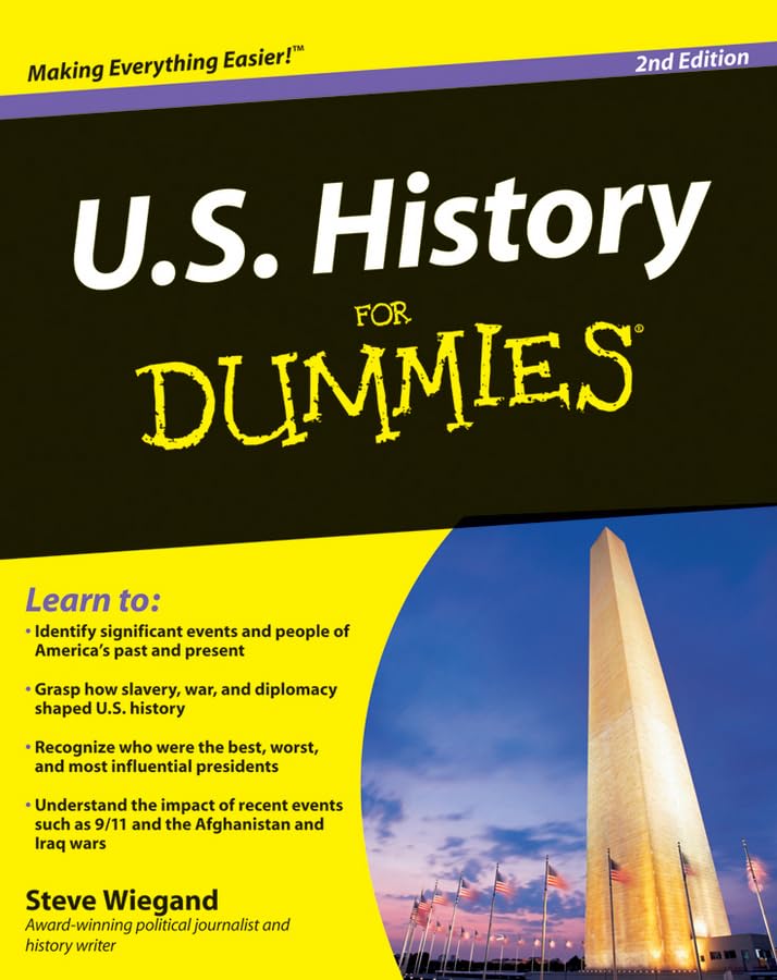 U.S. History For Dummies,Used