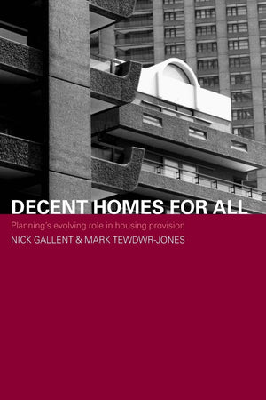 Decent Homes for All (Housing, Planning and Design Series),Used