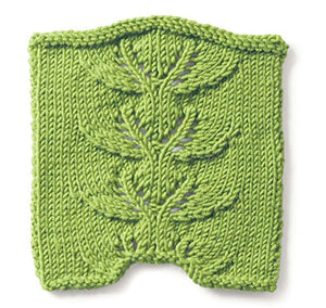 Flowers & Leaves: 70 Stitch Patterns You'll Like to KnitEyelet Fern, Blackberry Stitch, Ribbon and Rosets, Classic Frost Flower,Used