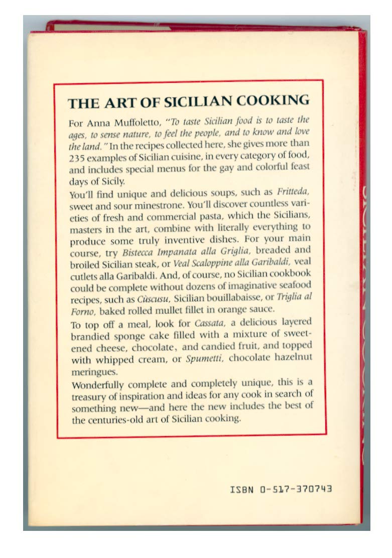 The Art Of Sicilian Cooking,New