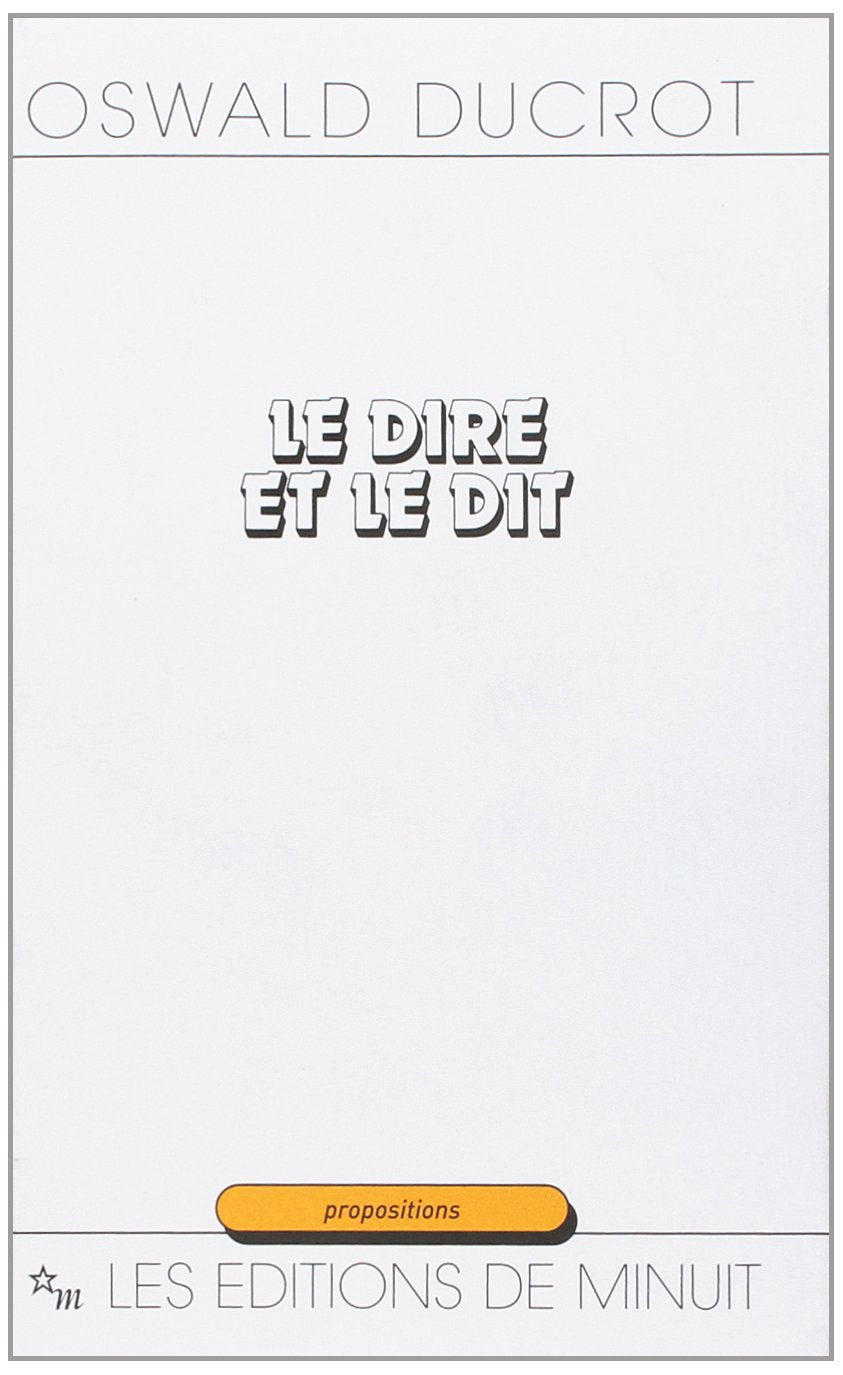 Dire et le dit,Used
