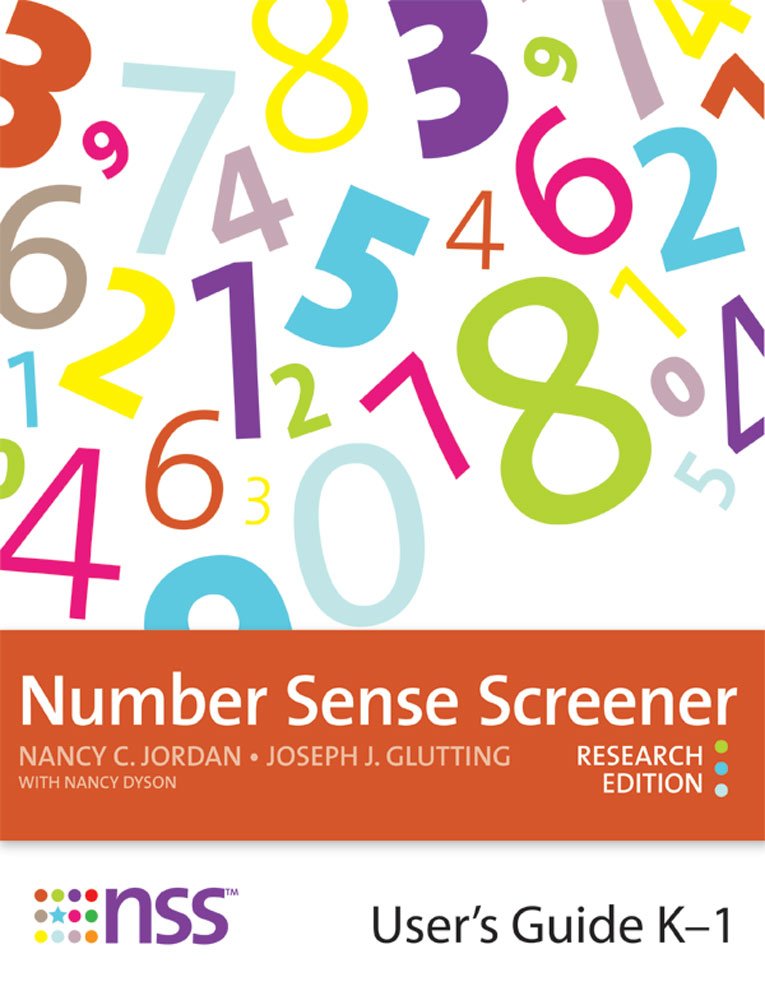 Number Sense Screener (Nss) User'S Guide, K1, Research Edition,Used