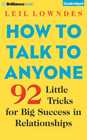 How to Talk to Anyone: 92 Little Tricks for Big Success in Relationships,Used