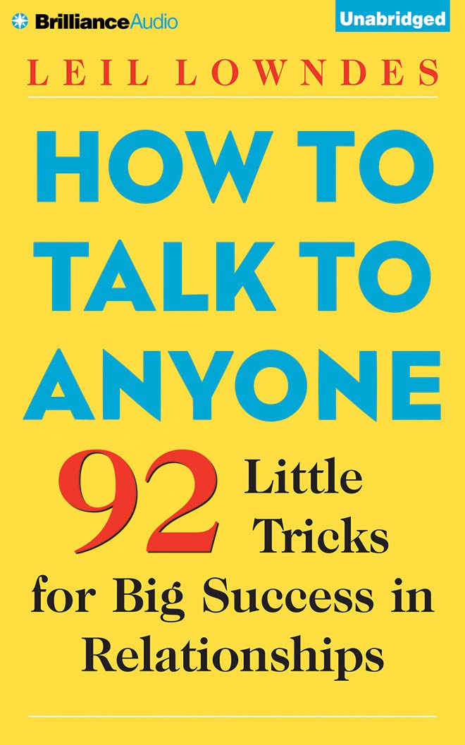 How to Talk to Anyone: 92 Little Tricks for Big Success in Relationships,Used