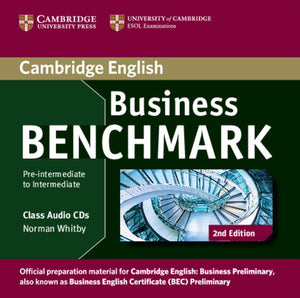 Business Benchmark Preintermediate to Intermediate Business Preliminary Class Audio CDs (2),Used