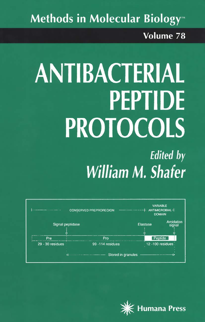 Antibacterial Peptide Protocols (Methods in Molecular Biology, 78),New