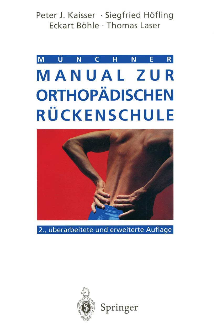Mnchner Manual zur orthopdischen Rckenschule (German Edition),Used