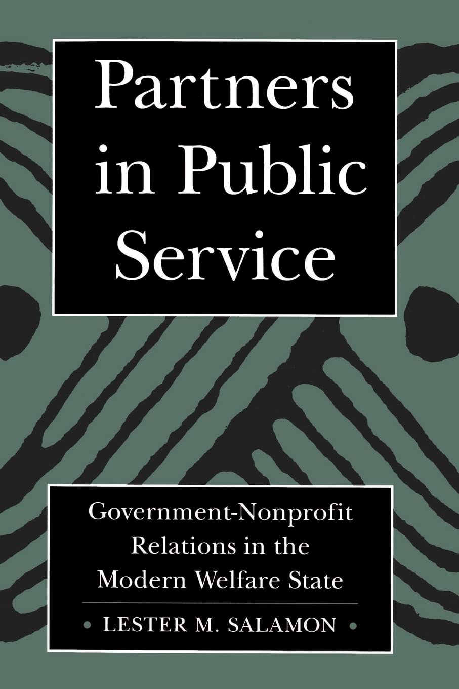 Partners in Public Service: GovernmentNonprofit Relations in the Modern Welfare State,Used