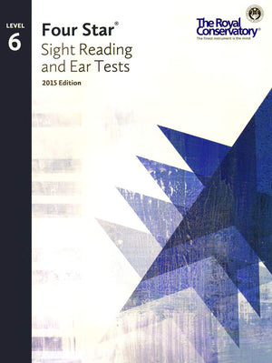 4S06  Royal Conservatory Four Star Sight Reading and Ear Tests Level 6 Book 2015 Edition,Used
