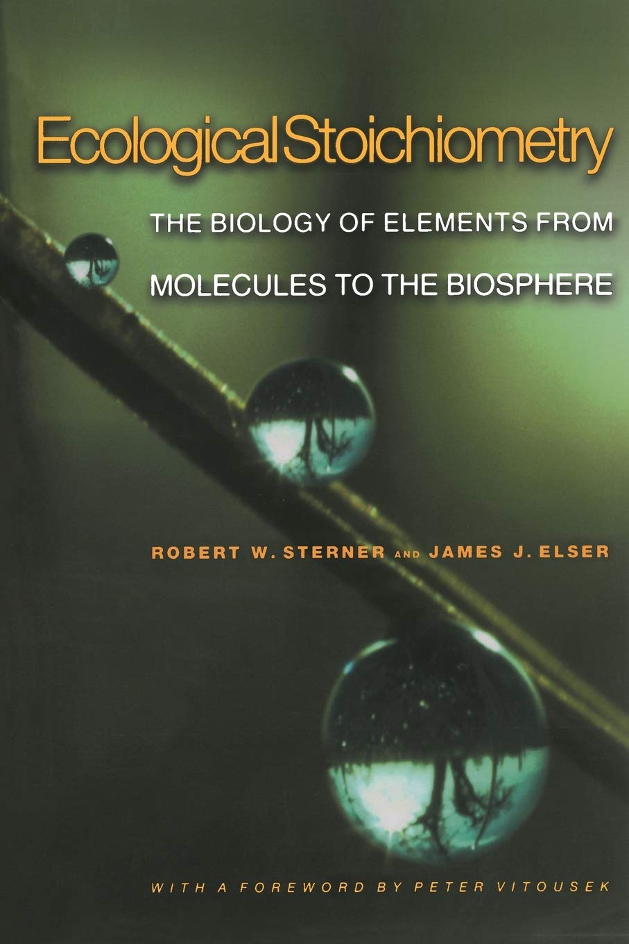 Ecological Stoichiometry: The Biology of Elements from Molecules to the Biosphere,Used
