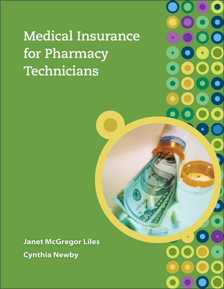 Medical Insurance for Pharmacy Technicians-New Condition