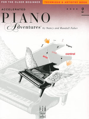 Accelerated Piano Adventures for the Older Beginner  Technique & Artistry Book 2,Used