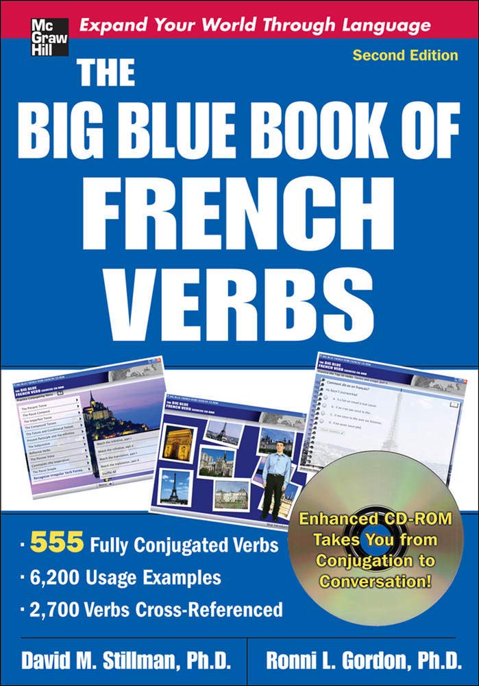 The Big Blue Book of French Verbs with CDROM, Second Edition,Used
