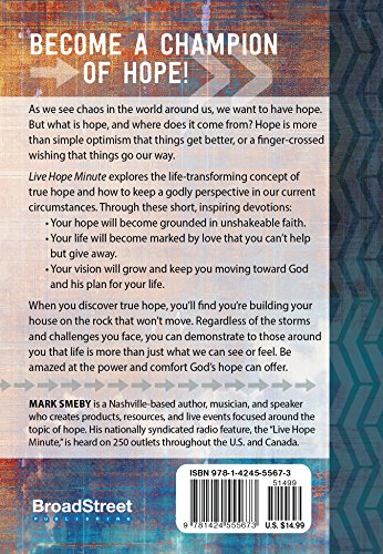 Live Hope Minute: 365 Daily Devotionals,Used