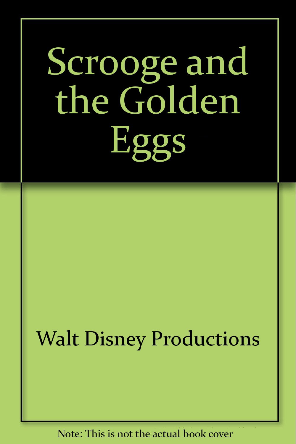 Scrooge and the Golden Eggs (Mickey's Young Readers Library),Used