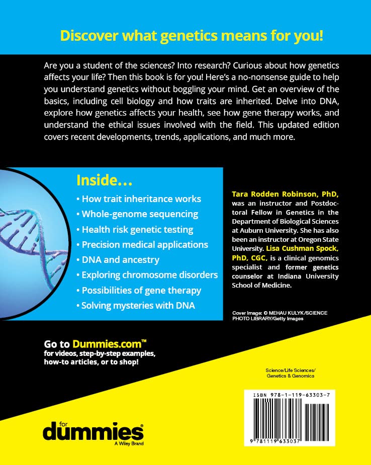 Genetics For Dummies, 3rd Edition